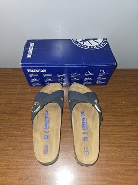 Birkenstock Cross-Strap Slip-On Sandals